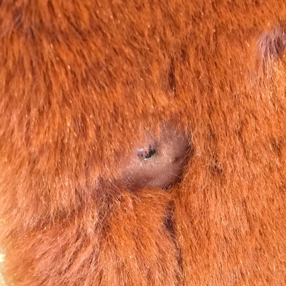 Cinnamon faux fur coat - Picture 3 of 6